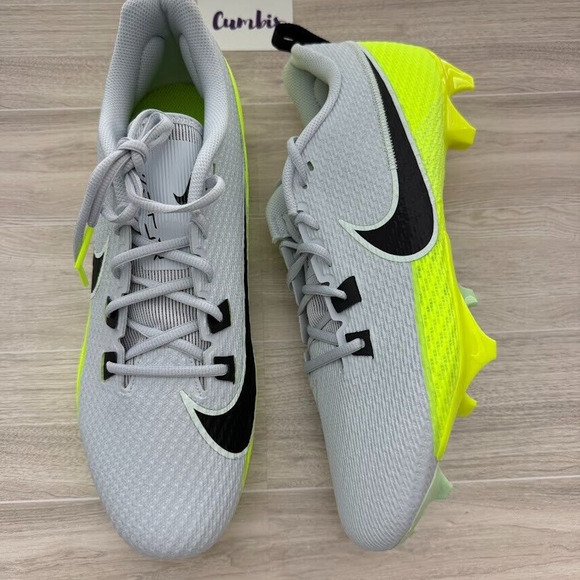 Nike Vapor Edge Speed 360 2 Men\'s Football Cleats Size 13‎ Grey Volt DA5455-004 main image 6